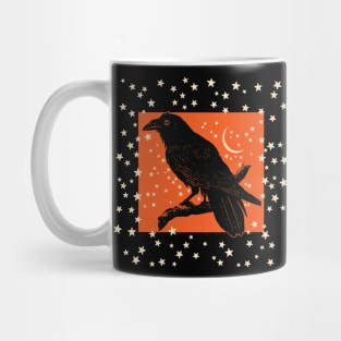 Halloween Night Raven Mug